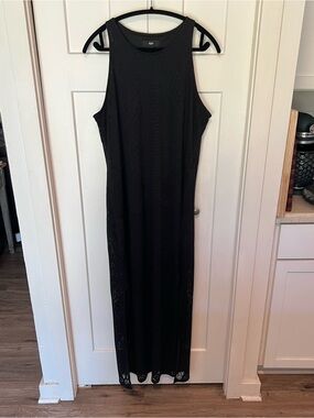Mossimo Sleeveless Black Maxi Dress Sz XL